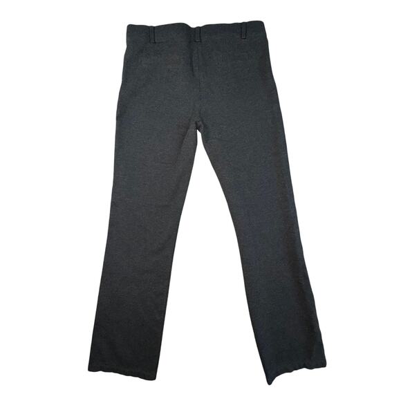 Betabrand Straight-Leg Classic Dress Pant Yoga Pants Charcoal Large Petite LP - Picture 2 of 5